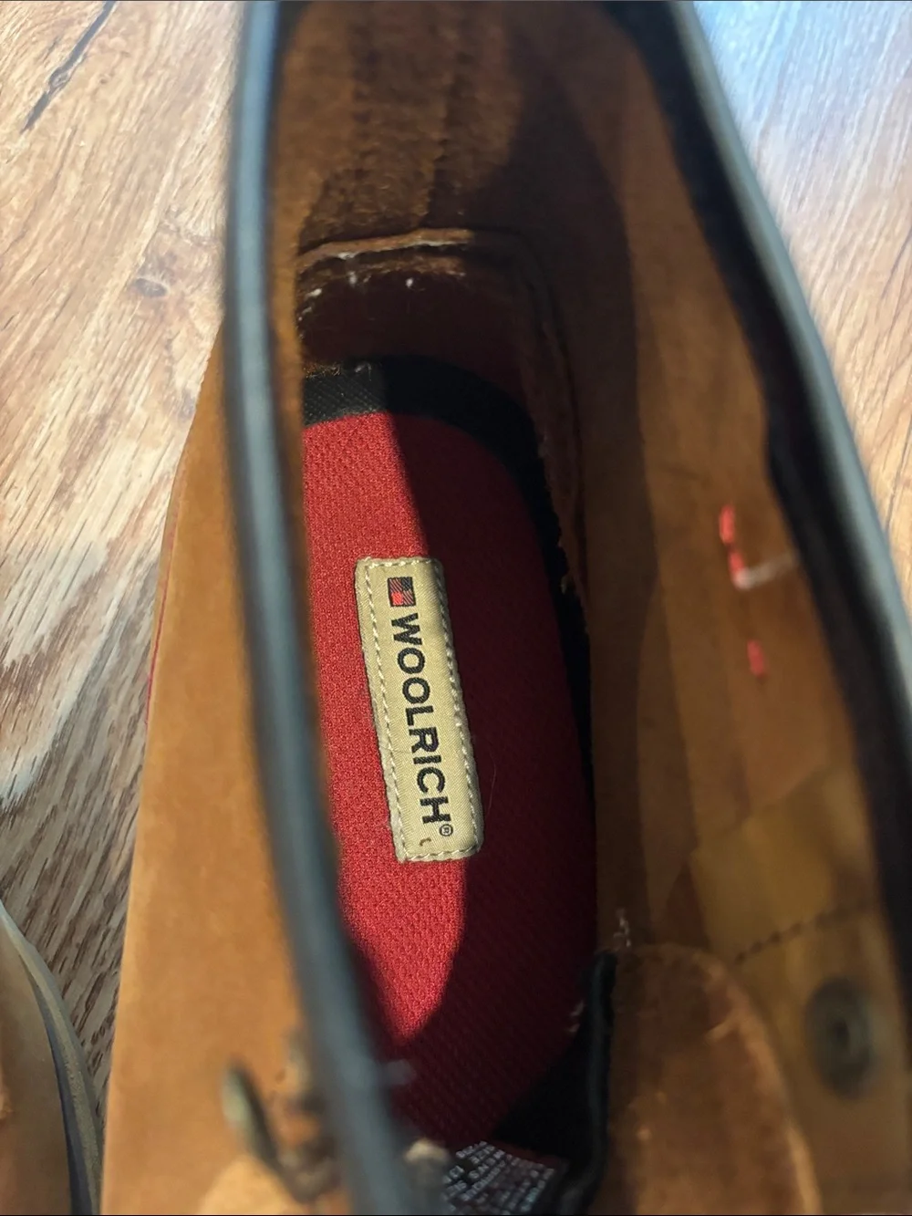 Woolrich Men's Tan Leather Chukka Moc Toe Boots